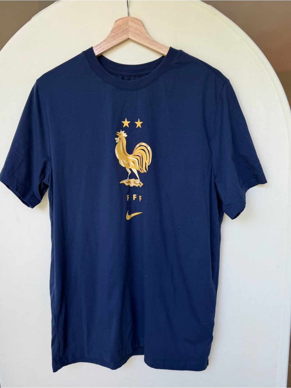 Nike FFF French Football Federation Men's Graphic Soccer T-Shirt World Cup L